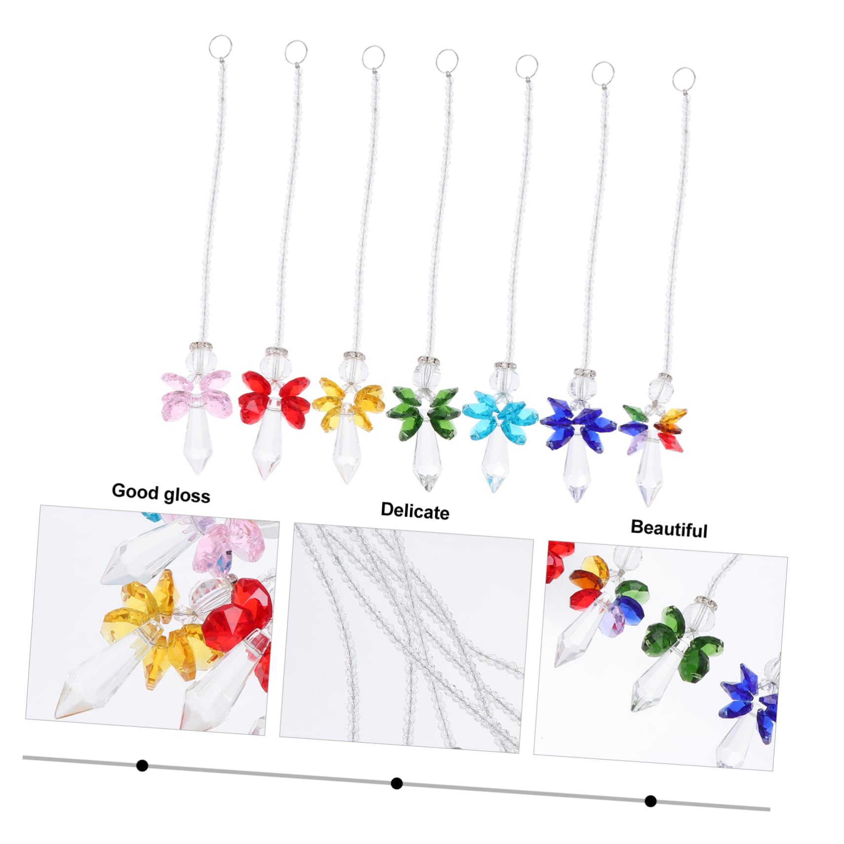 TOYANDONA 7pezzi Ciondolo Decorativo Forma Da Te Per Appendere Alla Casa Accessorio Per e Stanze Per Regali Compleanno e Natale
