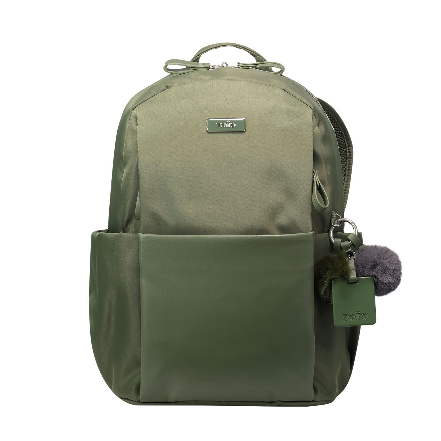 Totto AdelaideÂ, Mochila Mujer para portátil 14 Color Verde-Adelaide Unisex Adulto, Normal