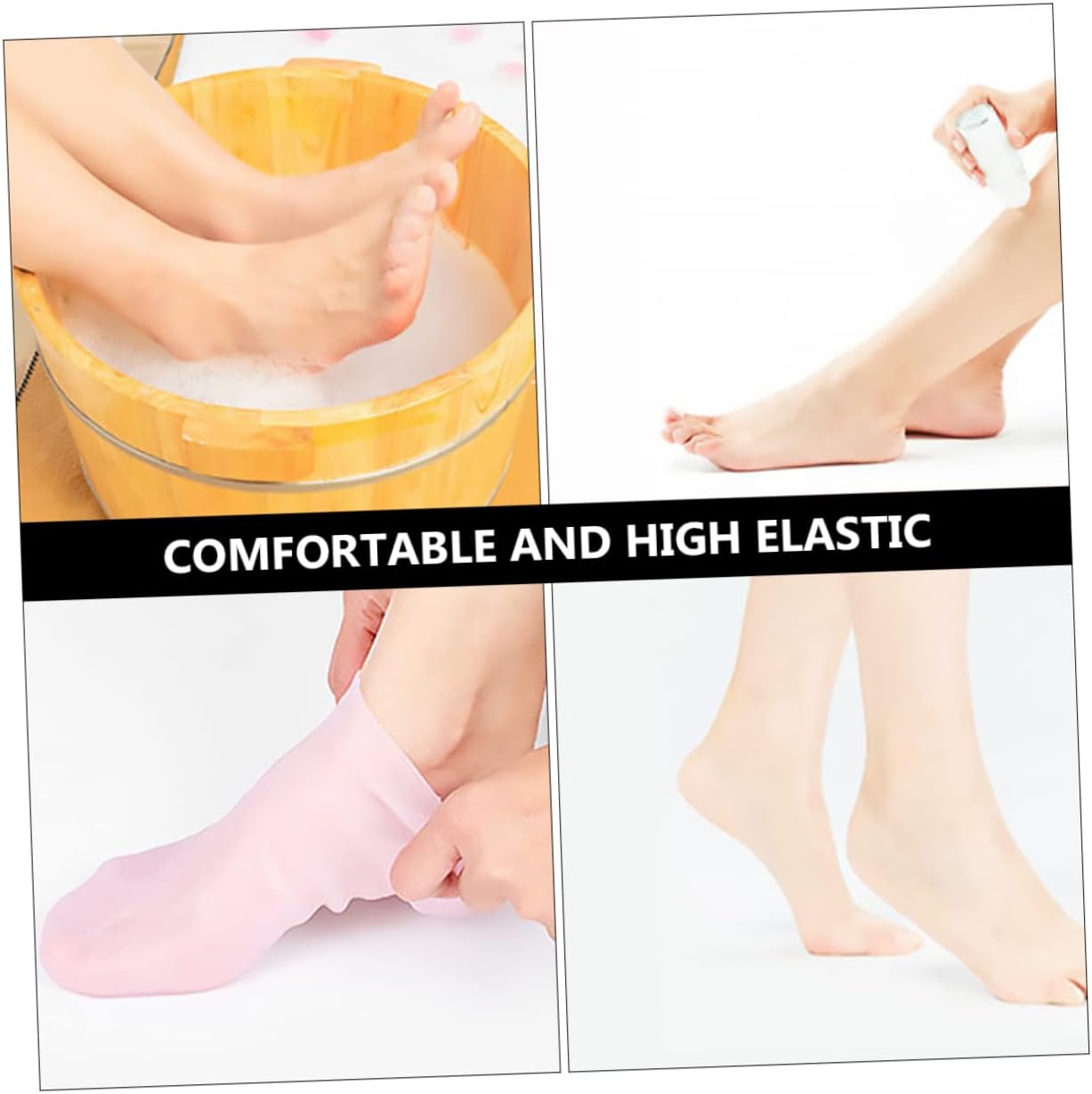 Moisturizing Foot Socks L Size 38-40 for Cracked Skin Repair Nourishing Rejuvenate Socks Skin Protecting Soles for Dry Feet Care