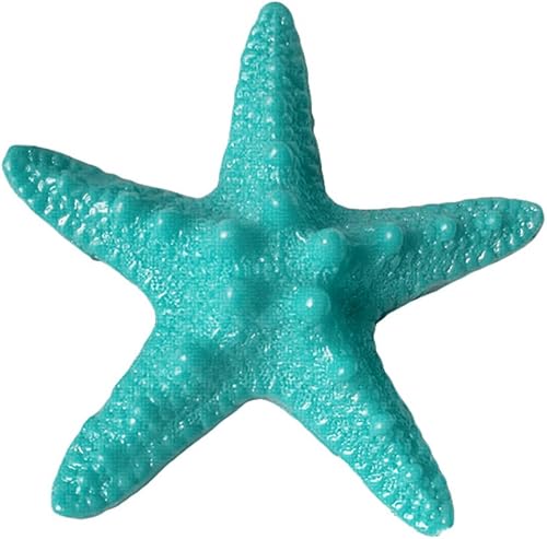 Estatua de estrella de mar de resina para jardín de hadas, casa de muñecas, jardín al aire libre, decoración de pared para el hogar con temática de