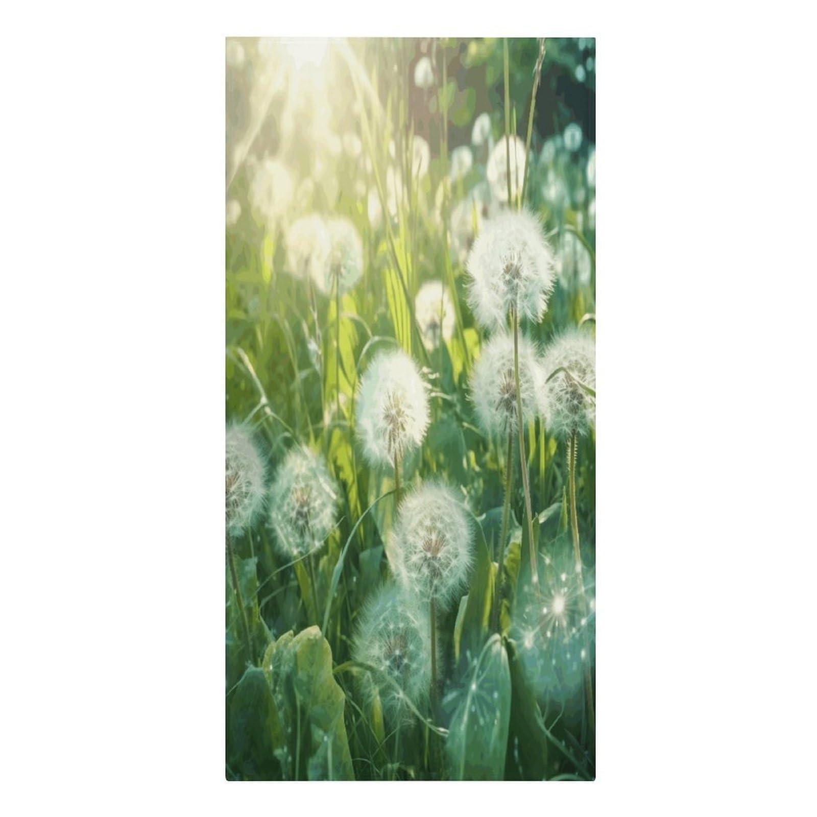 Fekiloot Men's Style Dandelions On The Grass Large Beach Towel, Travel Towel For Adults Wo, Pool Towels For Beach, Camping, Swim Pool, Gym, Sports& Yoga 61.4"X30.3"