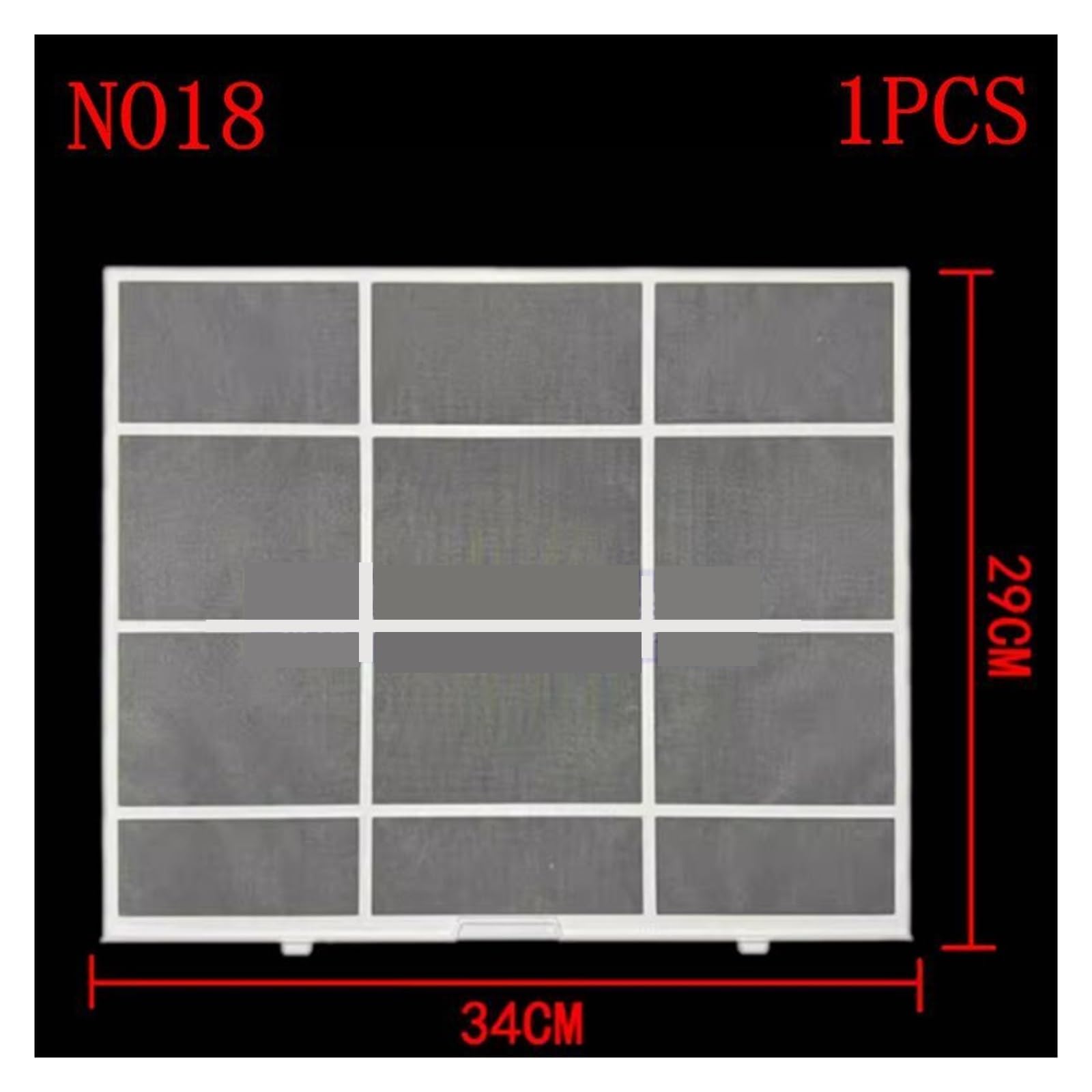 Filtri 2pca, Compatibili Con Fujitsu, Filtri Generali For Aria Condizionata, Polvere E Schermi, Dimensioni Impostate 27/27,5/30/31/33/34/35/36/45 Cm(NO18 2pcs)