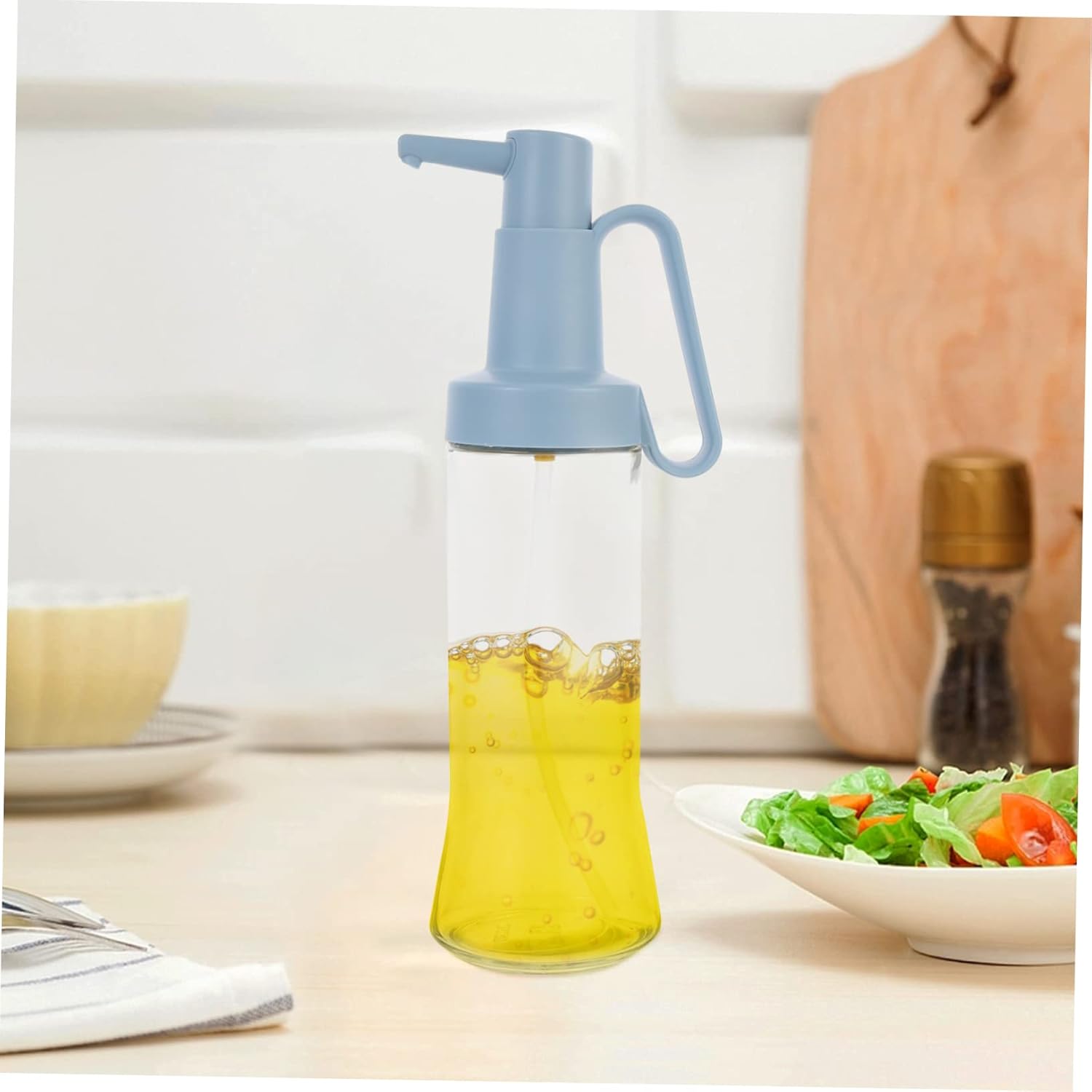 Oil Dispenser Bottle Spray Press Sauce Bottle Material Home Supply Easy to Use