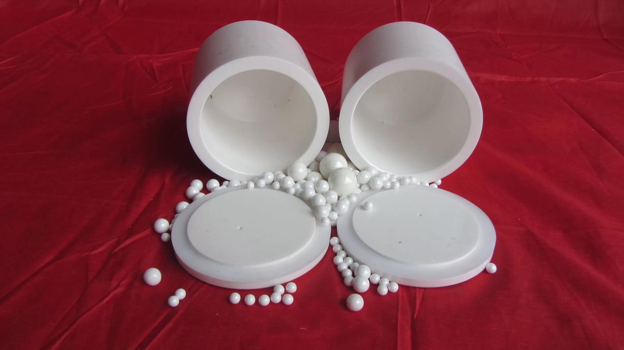 Tanque de molienda de bolas de cerámica de óxido de circonio - Tarro de molino de bolas planetario de circonia con tapa(25ml)