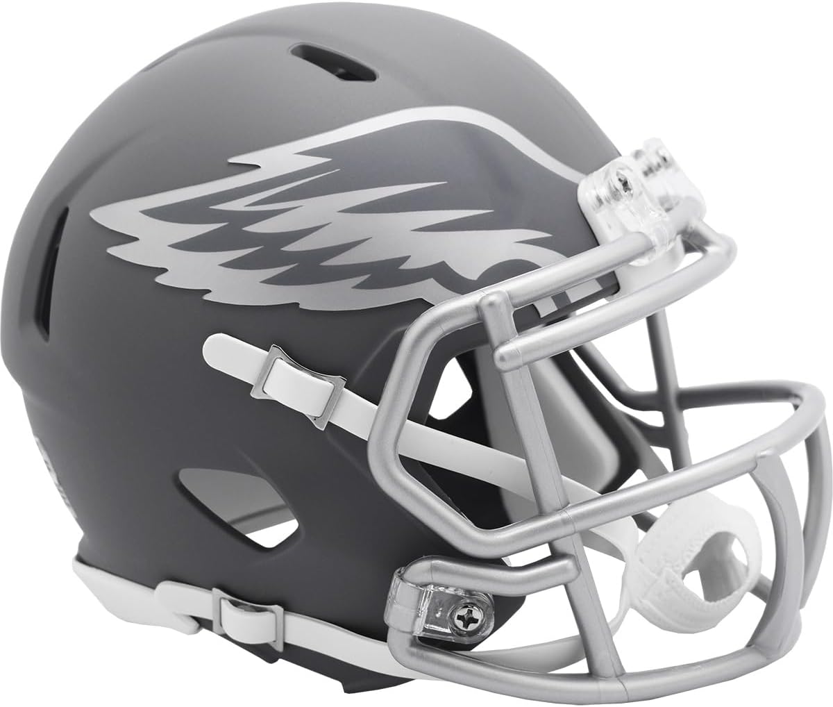 Philadelphia Eagles Alternate SLATE Revolution Speed Mini Football Helmet - New in Riddell Box