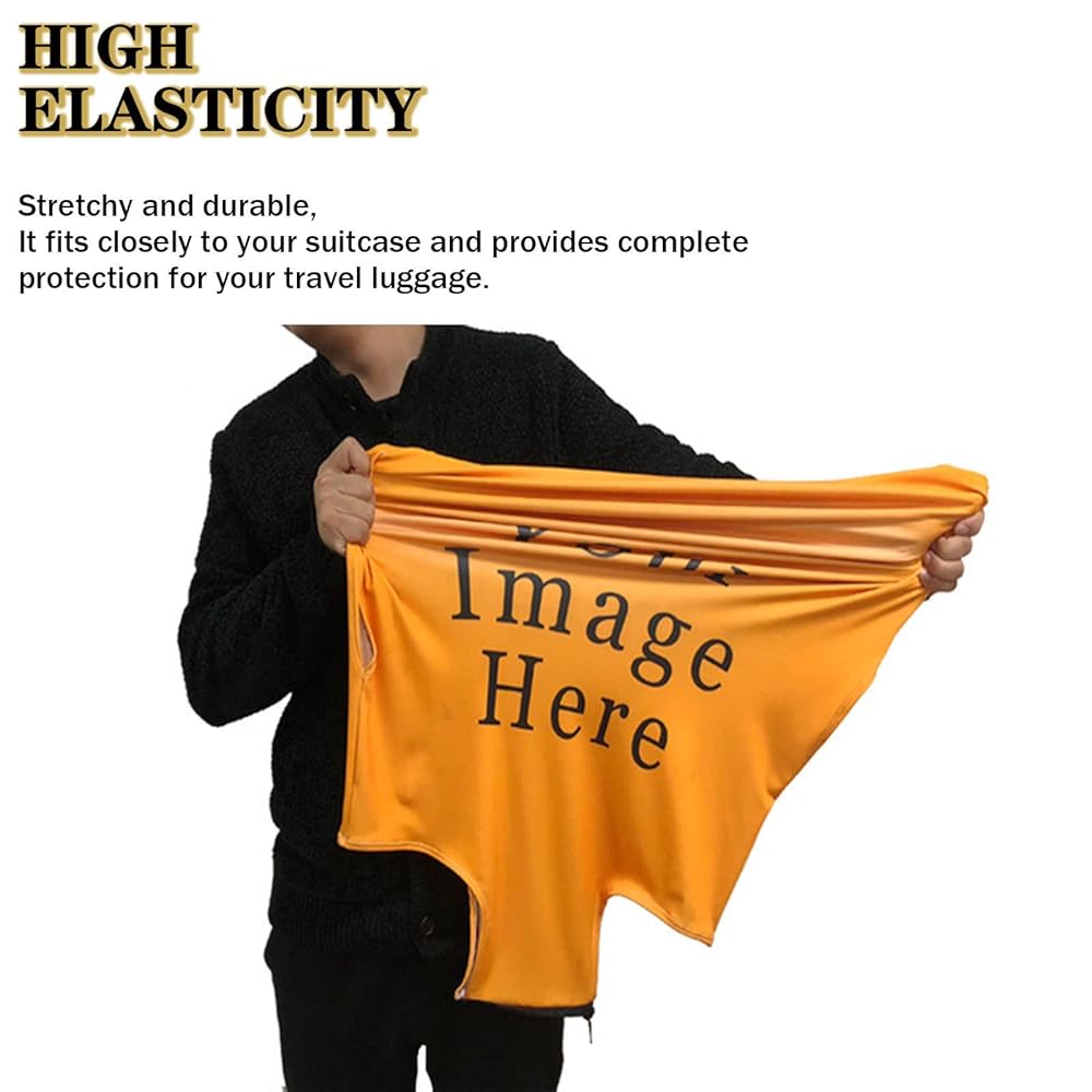 Hiseng Housse De Valise Protection Trolley Case Housse De Protector Élastique Lavable Anti-Rayures Anti-Poussière Voyage Housse De Bagage (Basket 1,S (18-20 Pouce