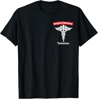 Emergency Department Technician ED Tech Medical Caduceus ER T-Shirt