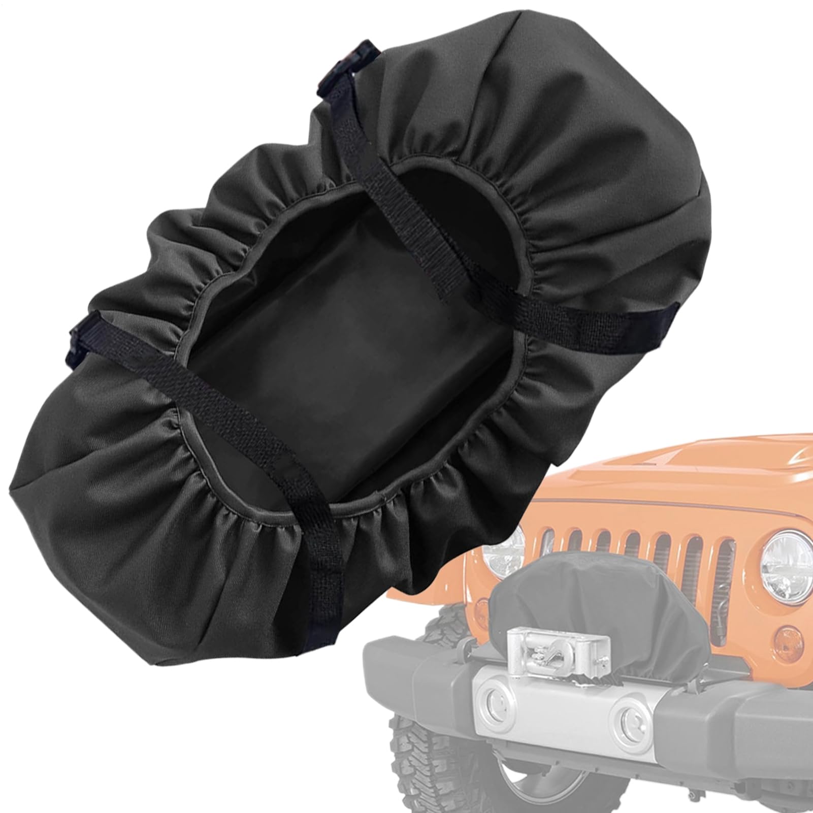 Pequeña Cubierta para Cabrestante, Funda Protectora Cabrestante 600d, Accesorio de Tela Oxford Resistente y Transpirable para Cuidado Automotriz en Interior y Exterior para Barco,