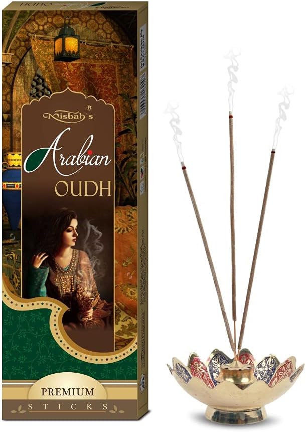 Misbah Arabian Oudh Incense Sticks 50g Pack of 2