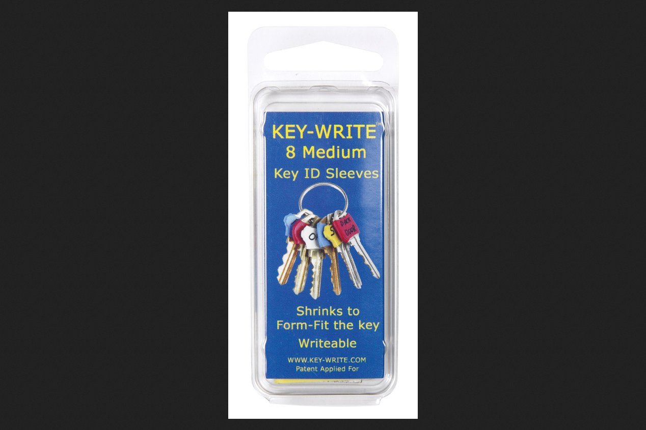 Key-Write Plastic Assorted Key Sleeve
