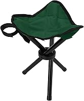 Vista 1 de Taburete trípode para camping, portátil, plegable, ligero, para campamento, senderismo, caza, caminar, pesca, viajes