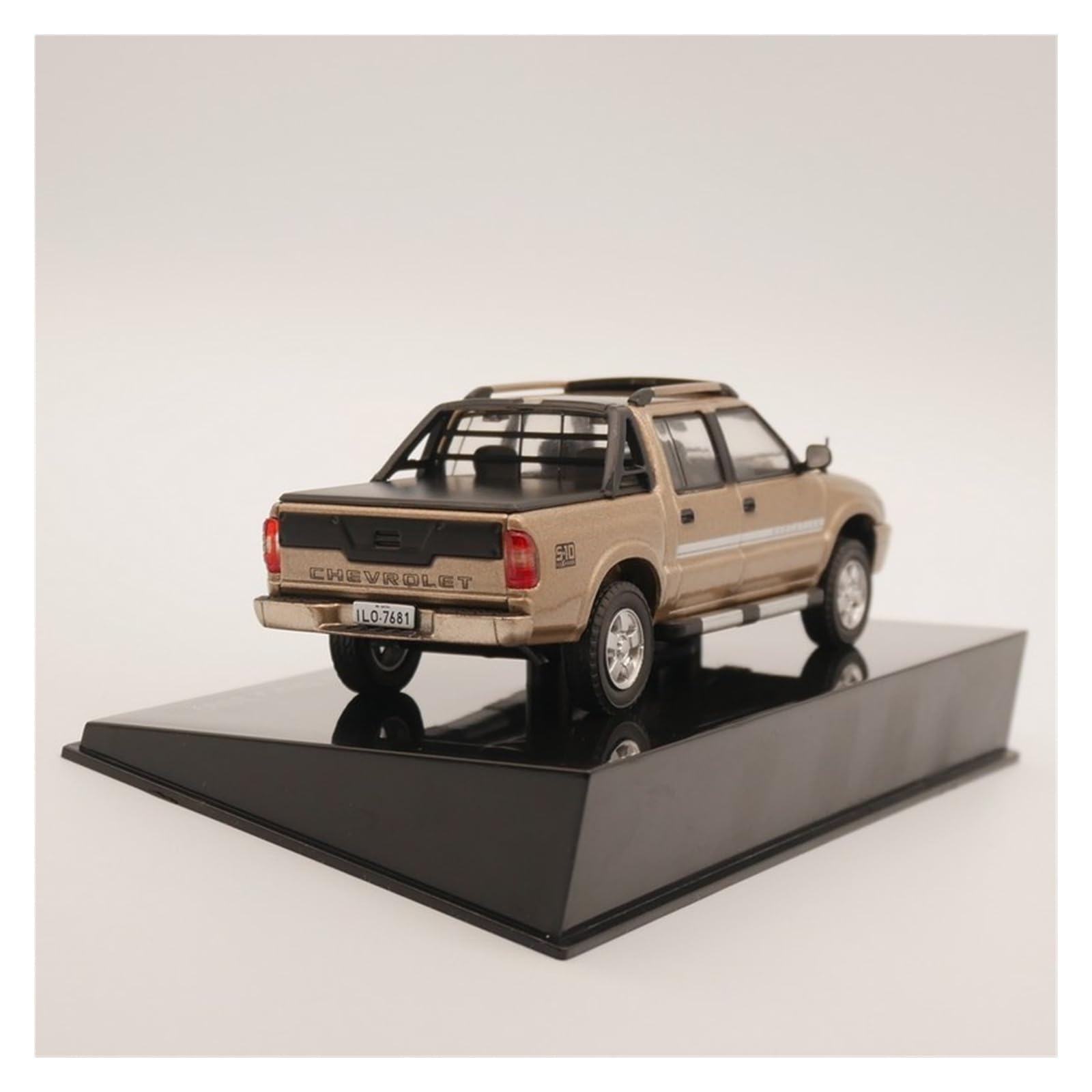 1 43 ​​Für Chevrolet S 10 Deluxe 2.5 2009 Classic Gold Pickup Truck Automodell Für Sammler Modellauto In Sammlerqualität