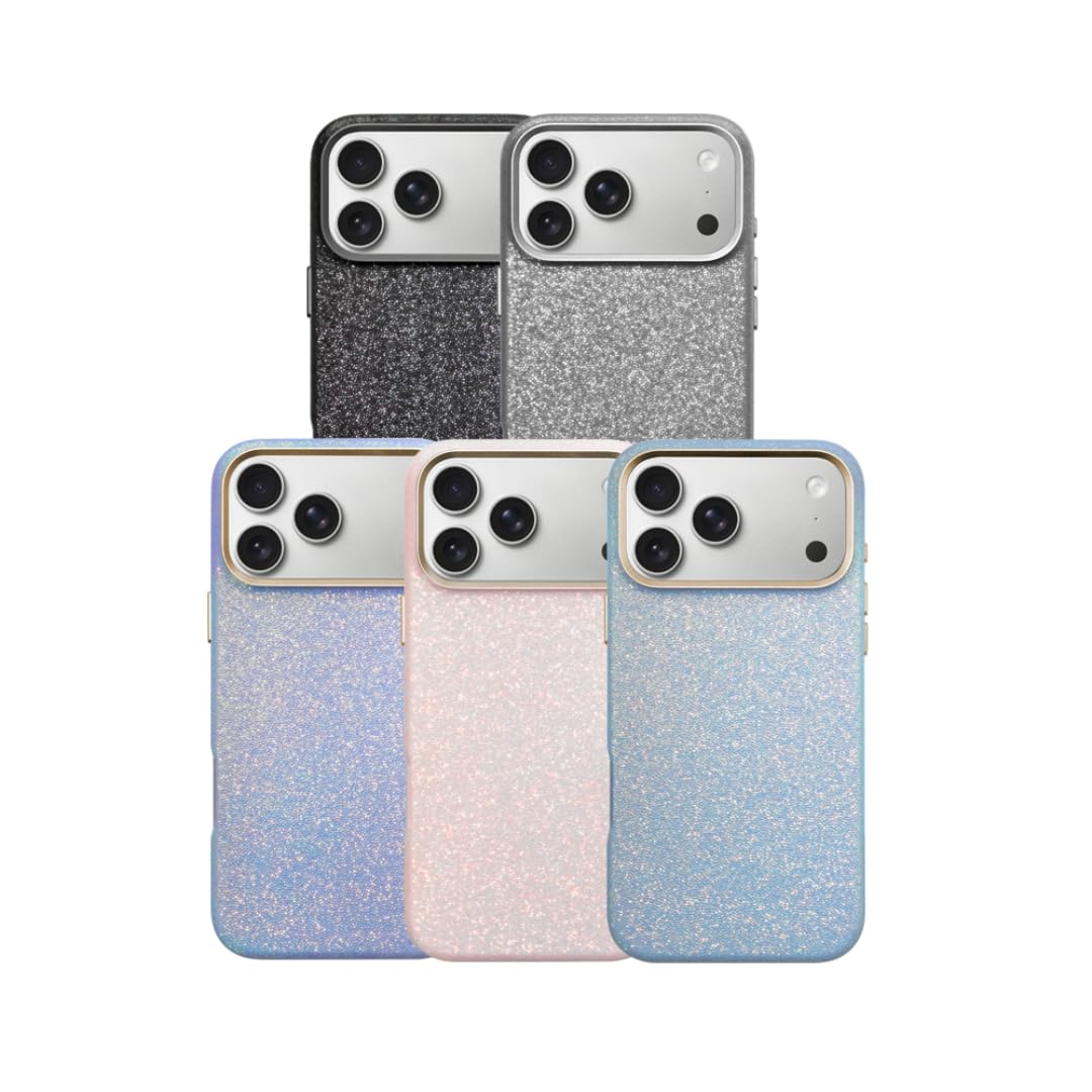 Do iPhone'a 17 Błyszczące, matowe, ochronne etui ze skóry PU, luksusowe (do iPhone'a 17/niebieskie)