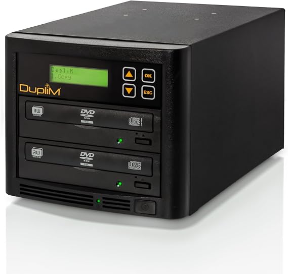 DupliM 1 to 1 DVD CD Cloner Duplicator Stand-Alone Disc Copier Burner