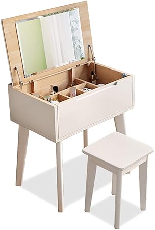 Amazon ドレッサー 椅子付き おしゃれ コンパクト 一面鏡 化粧台 鏡台 木製 家具 収納 北欧 モダン シンプル 60x40x75cm 鏡台 ドレッサー オンライン通販 Amazon ドレッサー 椅子付き おしゃれ コンパクト 一面鏡 化粧台 鏡台 木製 家具 収納 北欧 モダン シンプル 60x40x75cm 鏡台 ドレッサー オンライン通販