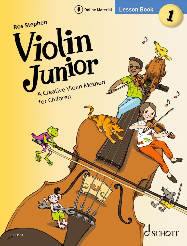 Violin Junior: Lesson Book 1 - A Creative Violin Method for Children - Violin Sheet Music - Schott Music (ED 23101): Vol. 1