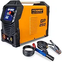 Pró Euro Máquina de Solda Inversora Gp 250 220v Mma Tig Lift Engate 13mm 220a Bivolt Hot Start Anti-Stick