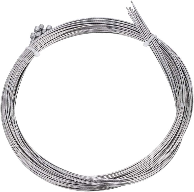 Karlak Bike Shift Cable Replacement High Strength 10pcs 2m Inner Shift Cables for Road Mountain Bikes