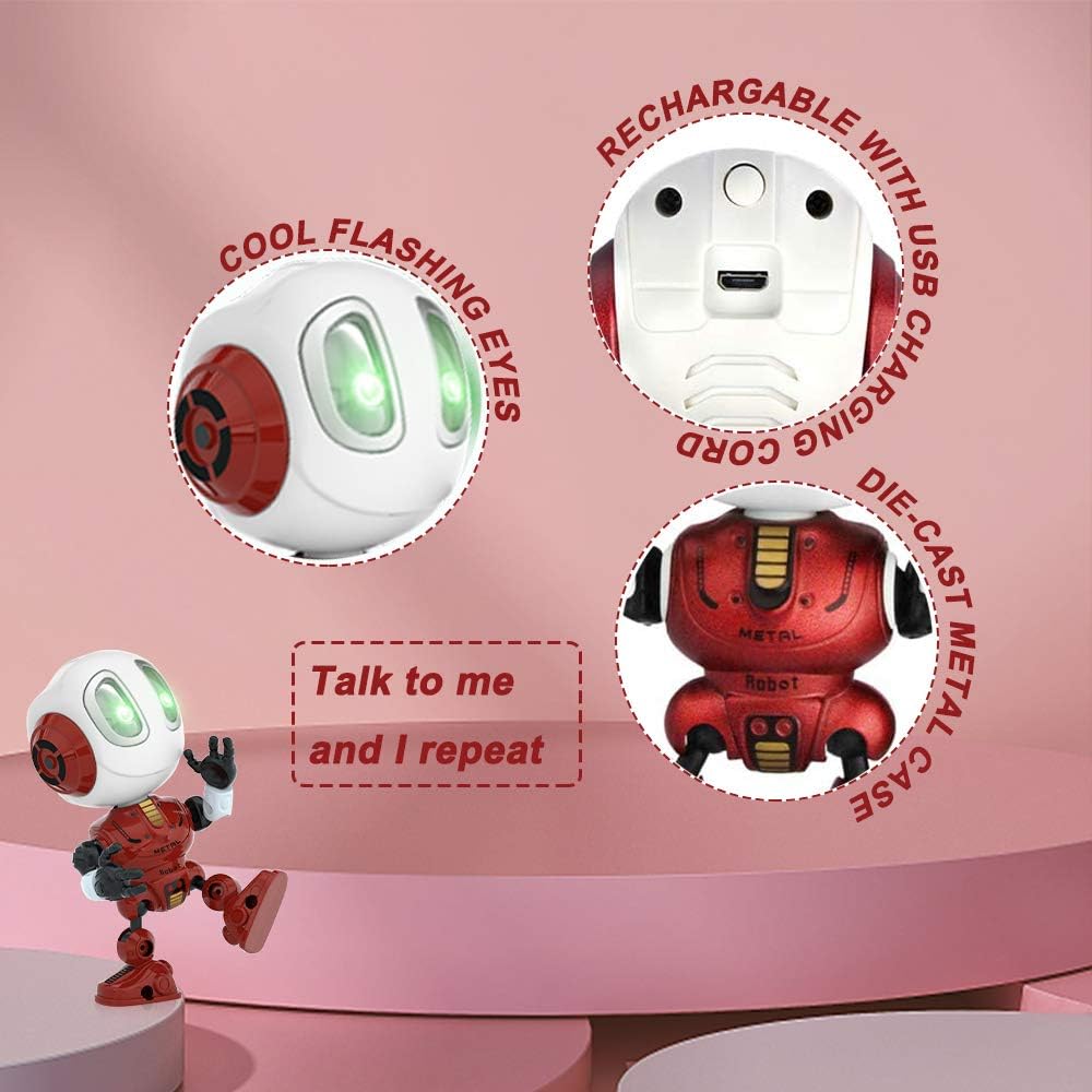 Buy BEIWO [ Rechargeable ] Talking Robot for Kids Repeats What You Say