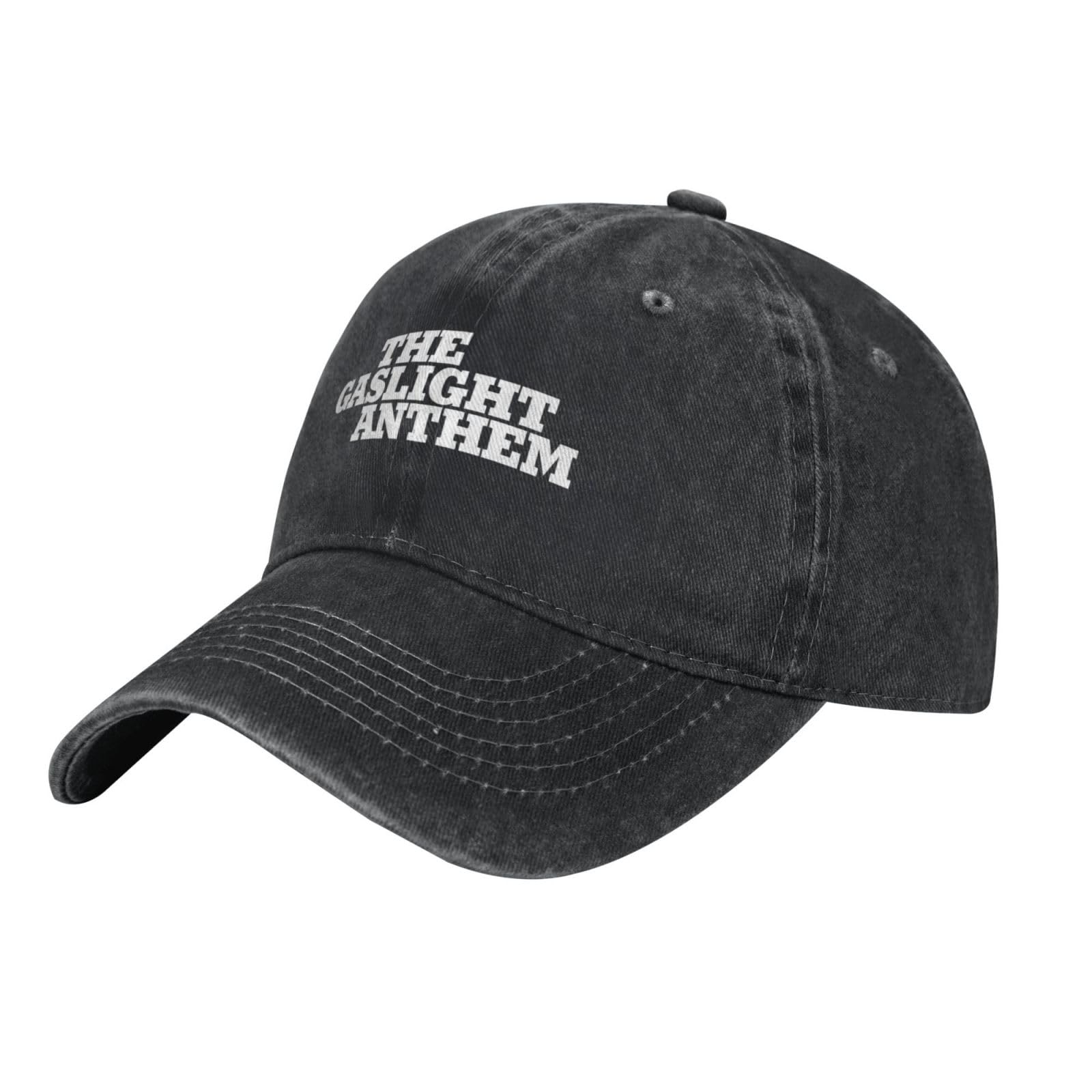 kenwozi The Gaslight Anthem Unisex Washed Denim Retro Trucker Caps