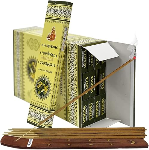 Vista 18 de Dragons Blood Inciense Sticks and Holder Bundle Ayurvedic Hand Made Insence Insence Sangre de Dragones