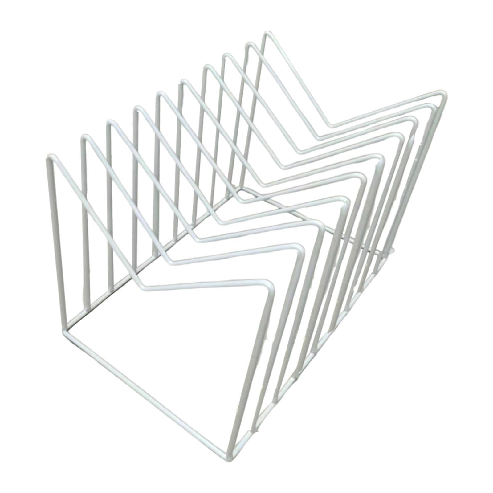 CALANDIS Desk File Organizer Book End Decor File Sorter for Bedroom Stationery School White | Magazine Racks | Home Organization | Household Supplies & Cleaning | Home & Garden-image-35