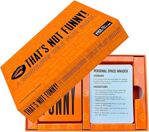 Pilgrim Soul That's NOT Funny - Un juego de fiesta para personas que aman reír - 150 cartas ridículas de juego de rol - Juegos de temas divertidos