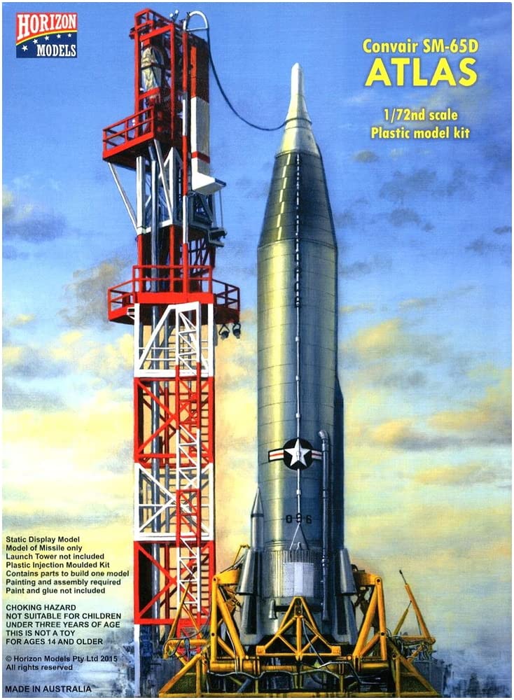 コンベア SM-65D アトラス 1/72 ホライズンモデル 1/72 アメリカ空軍 ICBM コンベア SM-65D アトラス【HM2001