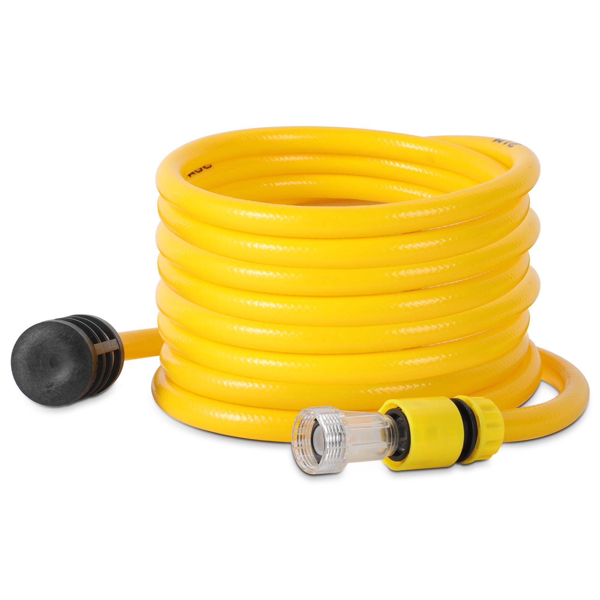 Heavy Duty Pressure Washer Suction Hose with Filter – Compatible with Karcher K2-K7 & Bosch AQT Series, Reinforced PVC & Rubber Inner Layer, Quick Connect Coupling for Easy Use (15M)