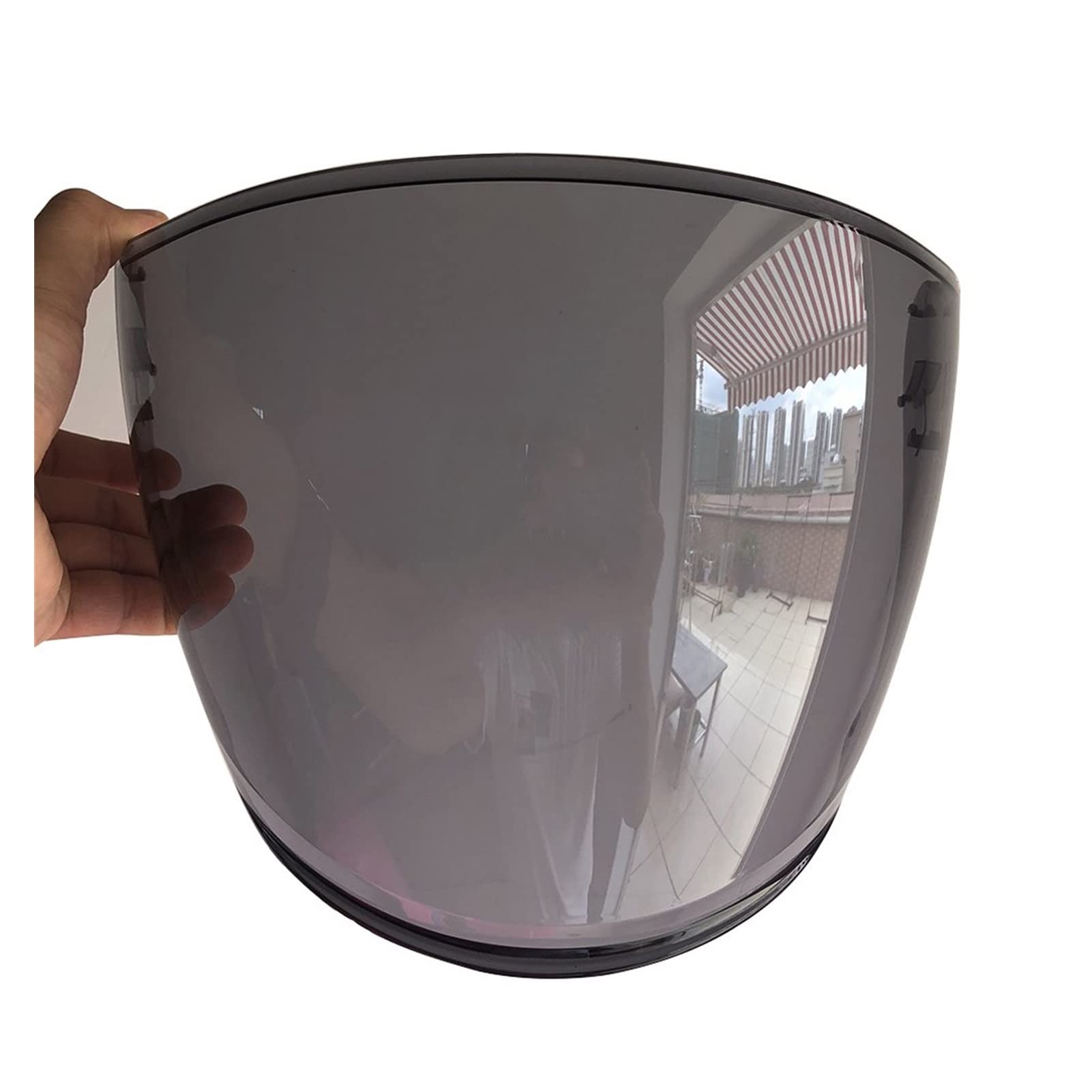 Yunpen 5 Colors Motorcycle Half Helmet Helmet Visor Lens Case Compatible With SH-OEI J-Cruise I II J-Force4 Visor Mask Motorcycle Visors Shield (Color : Light smoke)