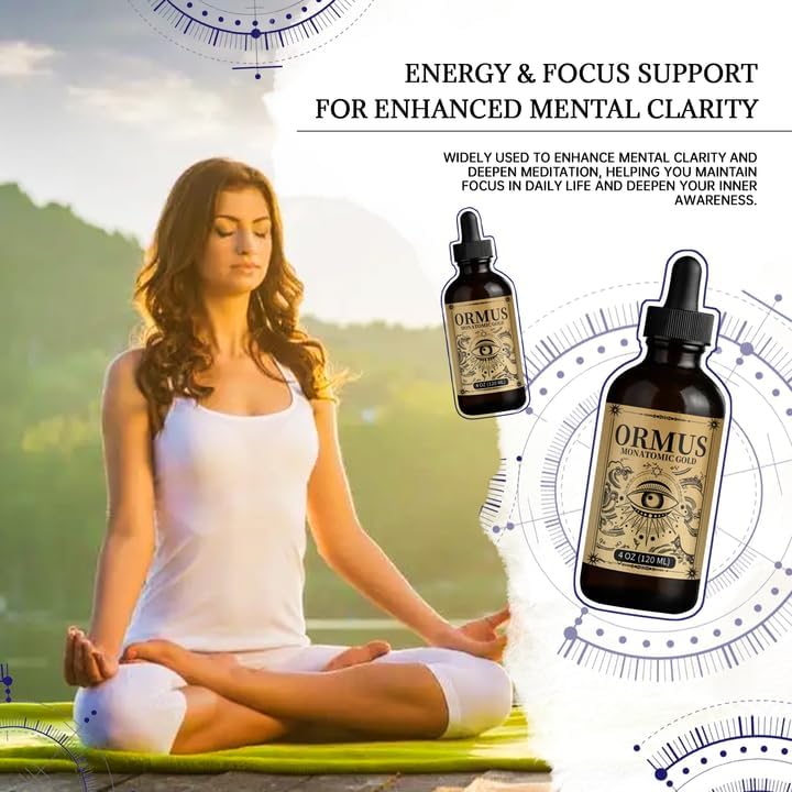 Miniatura 4 de Ormus - Aceite de oro monoatómico de ormus glándula pineal, desbloquea la claridad mental, mejora la salud celular, mayor energía y fuerza vital,