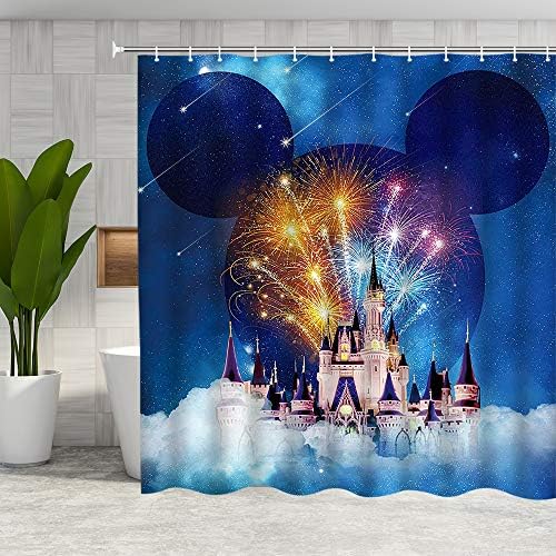 Disney Frozen Elsa and Anna Fabric Shower Curtain Home