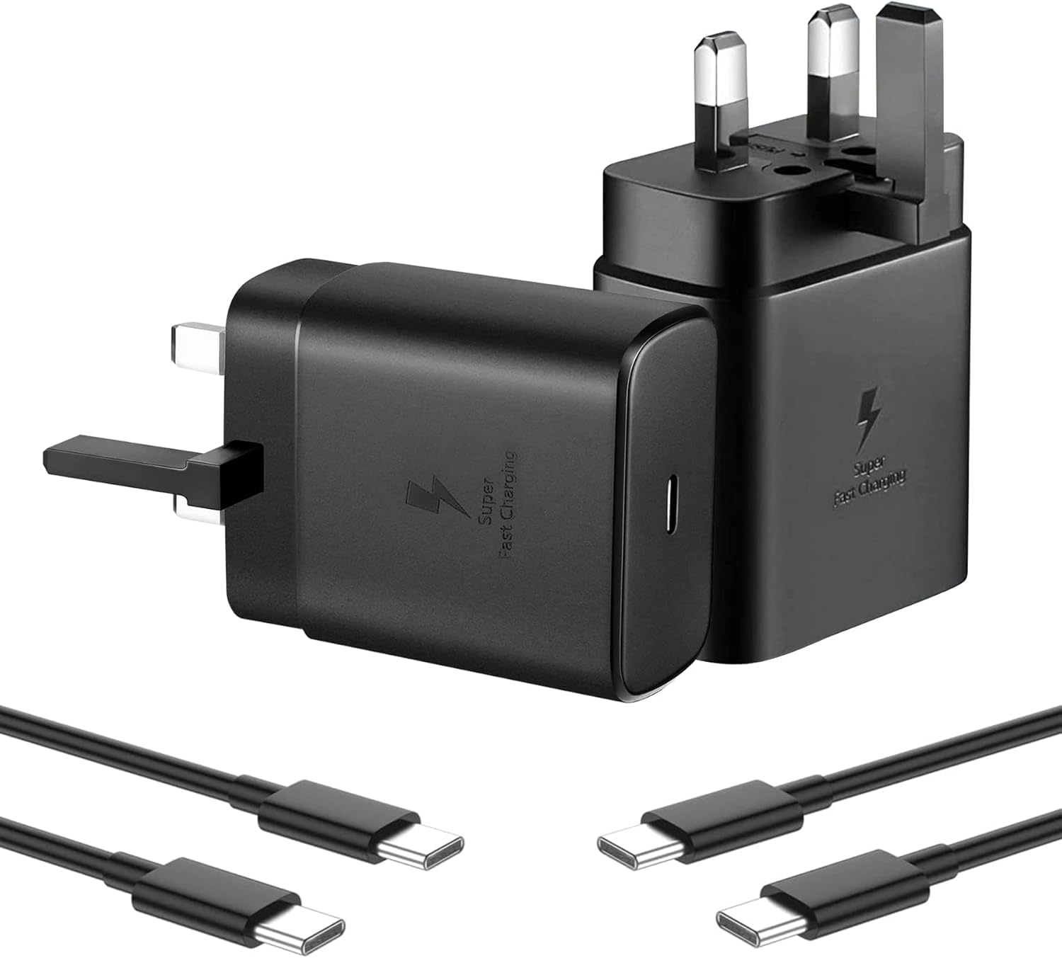 2 PACK 45W Super Fast Charger for Samsung, Gcstnn PPS PD3.0 USB-C Charger for Samsung Galaxy S23 Ultra S23+ S23 S22 Ultra S21+ A53 5G A54 Z Fold/Flip Ultra, Power Adapter Plug with 1M Type C Cable