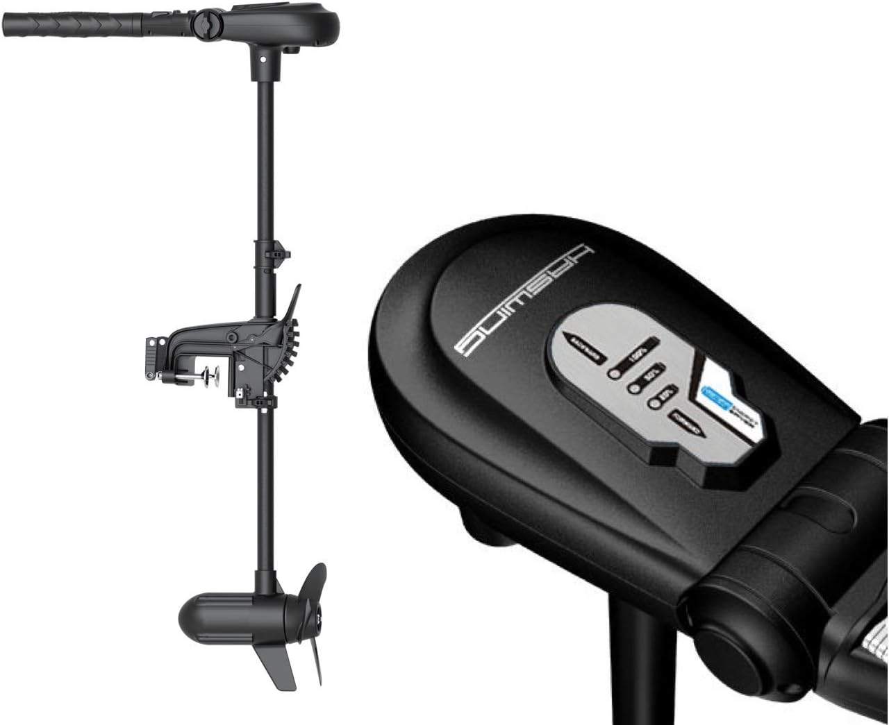 Protruar 2HP Electric Outboard with 24V Digimax Controller, from HASWING Motors UK. 2 Year Warranty.