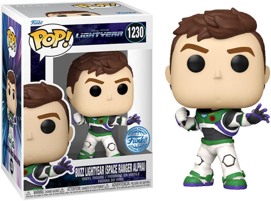 Pop! Pixar Lightyear 1230 Buzz Lightyear Space Ranger Alpha, Black - Image 4