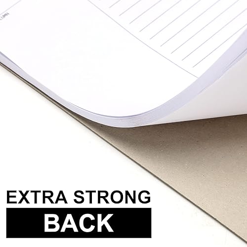 Miniatura 6 de Outus Paquete de 4 blocs legales de 8.5 x 11.75 pulgadas, 50 hojasbloc de notas de escritura, bloc de notas de escritura con reglas legales para el