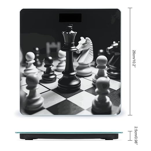 Báscula Corporal Digital VstaDank Display LED Panel Vidrio Templado miniatura 2