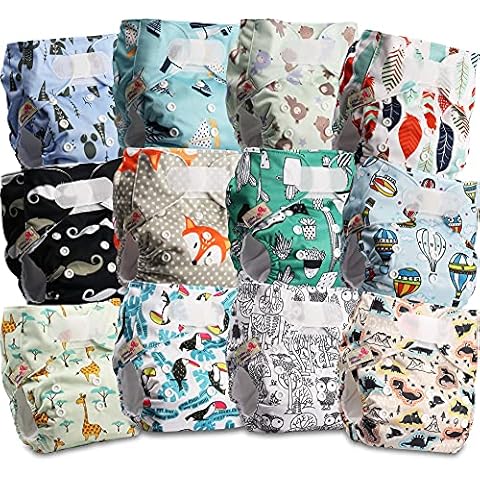 Littles & Bloomz - Pañal reutilizable con velcro Cover