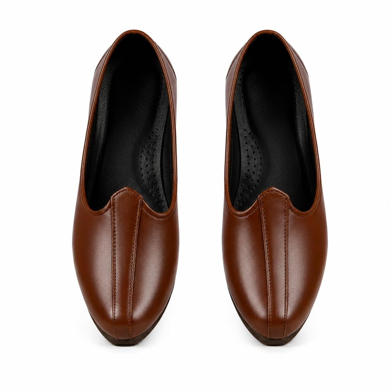 Men's Dark Brown Traditional Jalsa Mojaris | Comfortable Ethnic Footwear-image-22