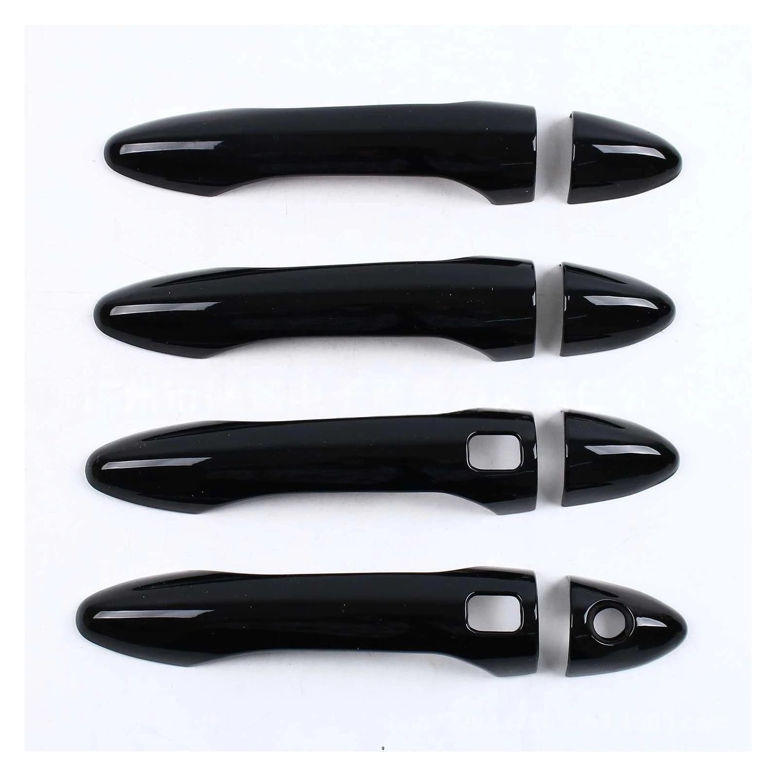 SAUANMNKTP Exterior Door Handle for Car for Kia K3 2013 2014 2015 2016 2017 Bright Black Handle Sticker Door Decoration Outer Modification
