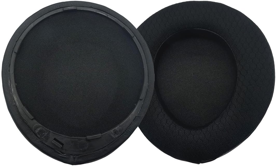 Replacement for Earpad Hifiman DEVA or DEVA Pro Earphone Earmuff Earcap Leather Polyester Foam Ear Pads (Black Hybrids)