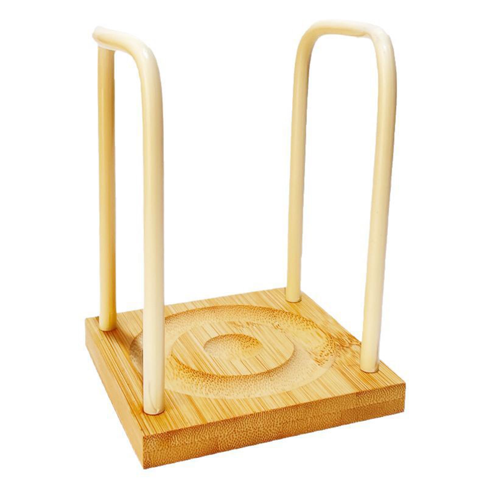 Nucelit Sturdy Wood Cup Holder Rack Portable Accessory for Efficient Cabinet Organization and Neat and Tidying Space Saving Kitchen Countertop Organizers