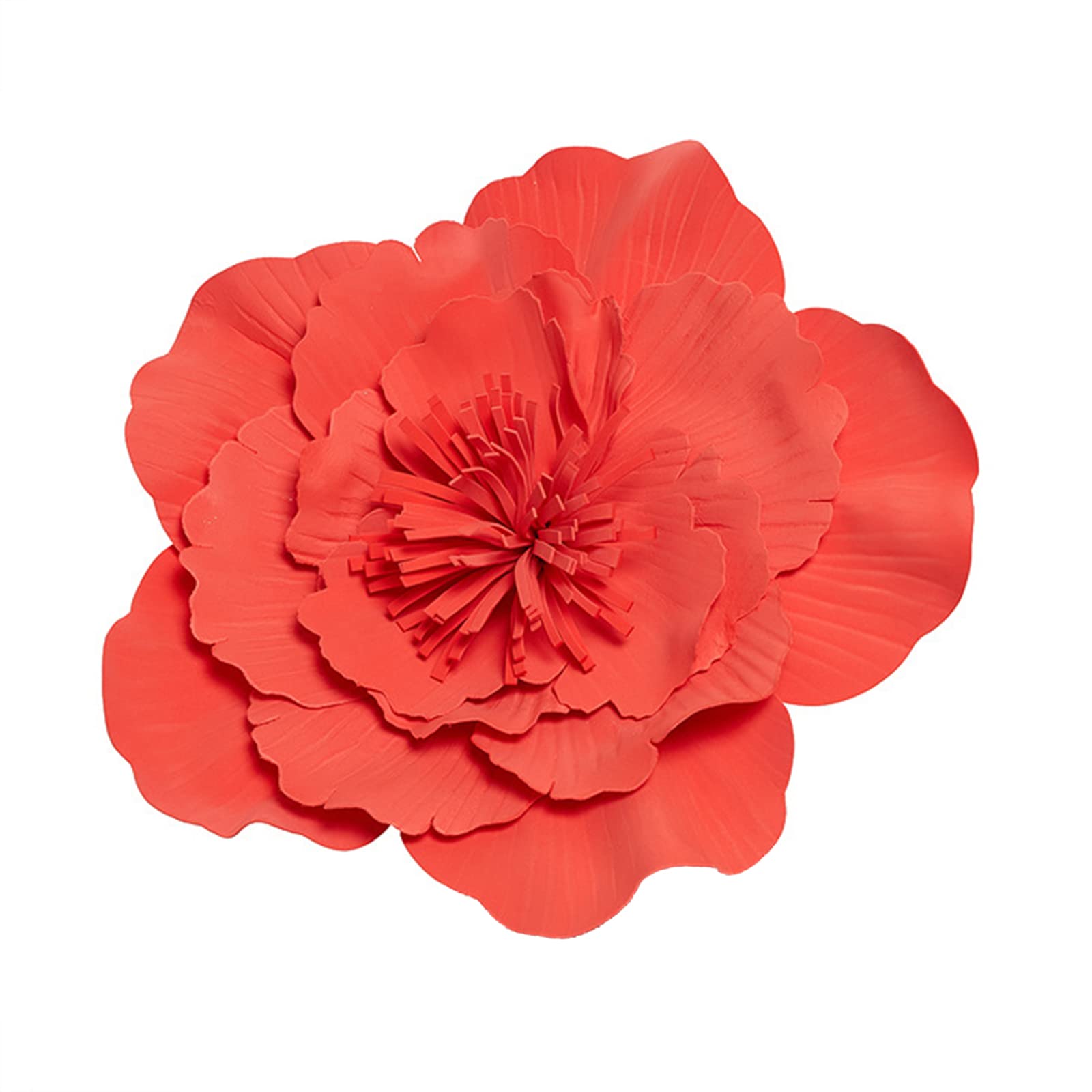TINGB Large Flower Hats For Women Flower Fascinator Hat Large Flower Headband Flower Fascinator Headband Costume Headpiece Red