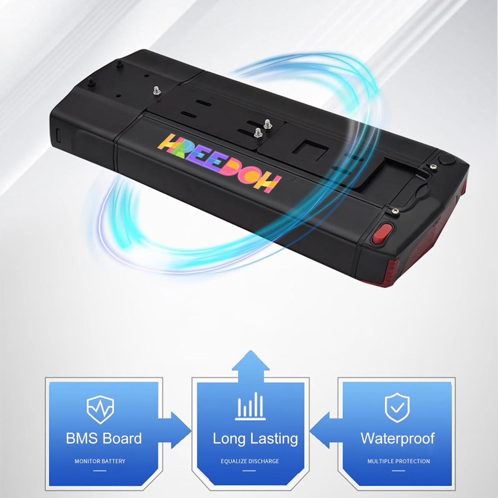 Akumulator do roweru elektrycznego 36 V 10 Ah 13 Ah Akumulator litowo-jonowy 48 V 10 Ah Akumulator litowy do silnika 350 W 450 W 500 W z ładowarką
