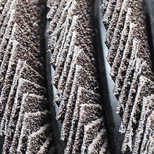 Si Fang SQ1D000032-7 320 Grit Flap Discs 4 1/2 Inch Aluminum Oxide 10 Pack Angle Grinder Attachment Sanding Disc Blending Grinding Finishing thumb #5