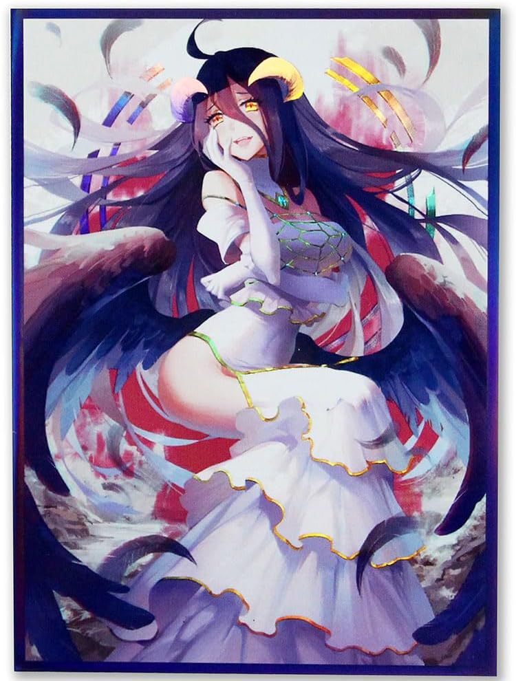 60ct 67x92mm (Arona&Plana) Holographic Standard Size Cards for MTG/TCG/PTCG Art Anime Printing Card Sleeves Protectors (A01)