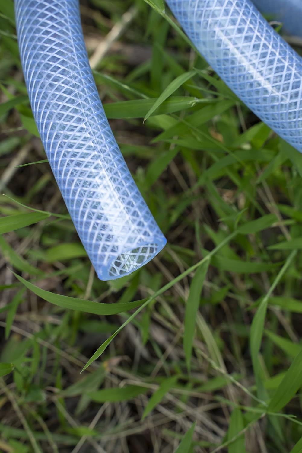Tubo de PVC flexible transparente trenzado de alta presión de 1,27 cm de diámetro interior, 50 pies