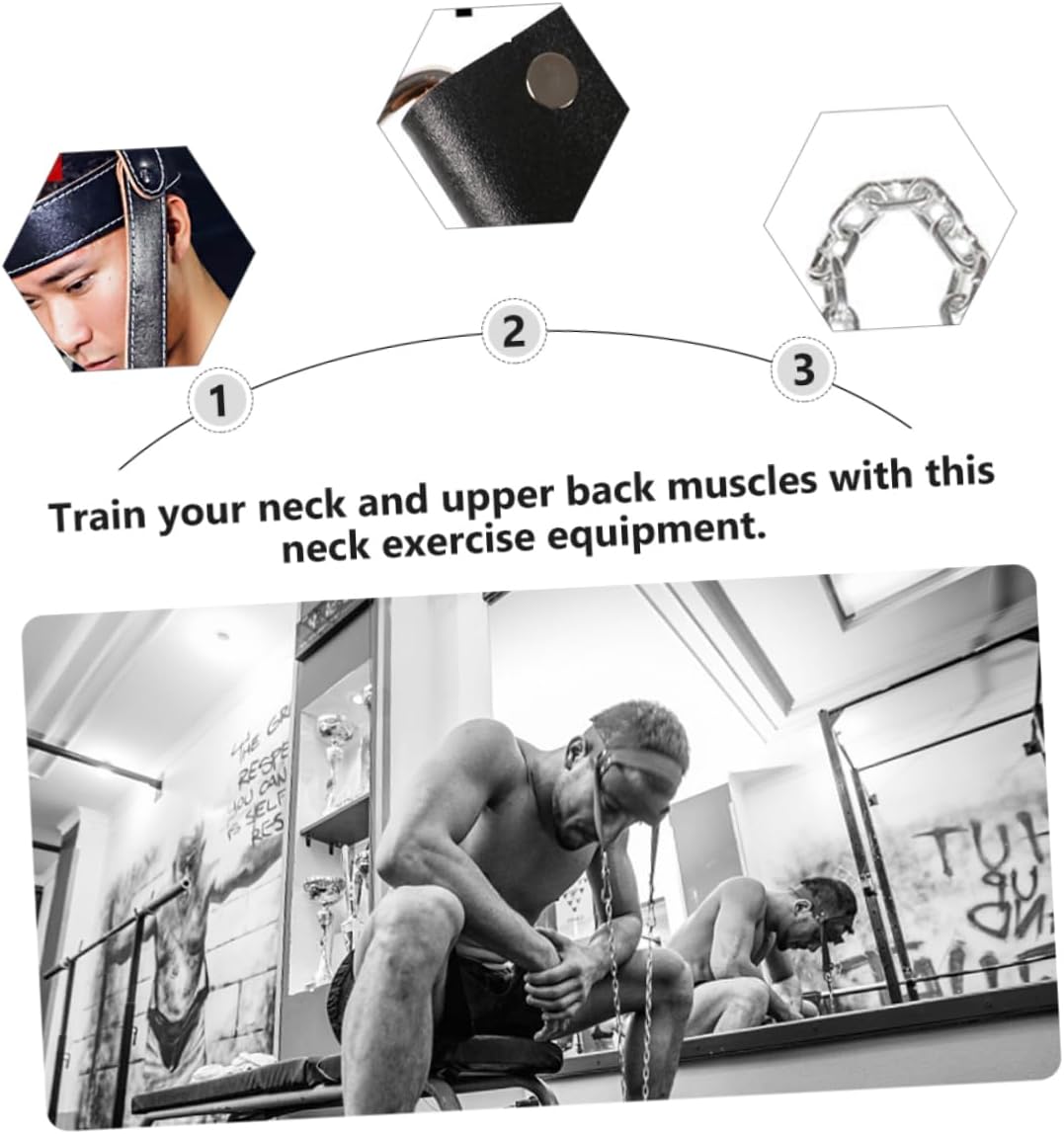Neck Trainer - Sport Head Harness with Padded Neck Support for Weight Lifting & Sports