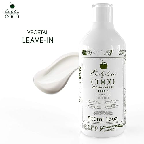 Miniatura 4 de YBERA PARIS Terra Coco Cocada Capilar | Vegano | Hidrata y nutre sin enjuague | Ideal para cabello extremadamente seco y desgastado dañado por el