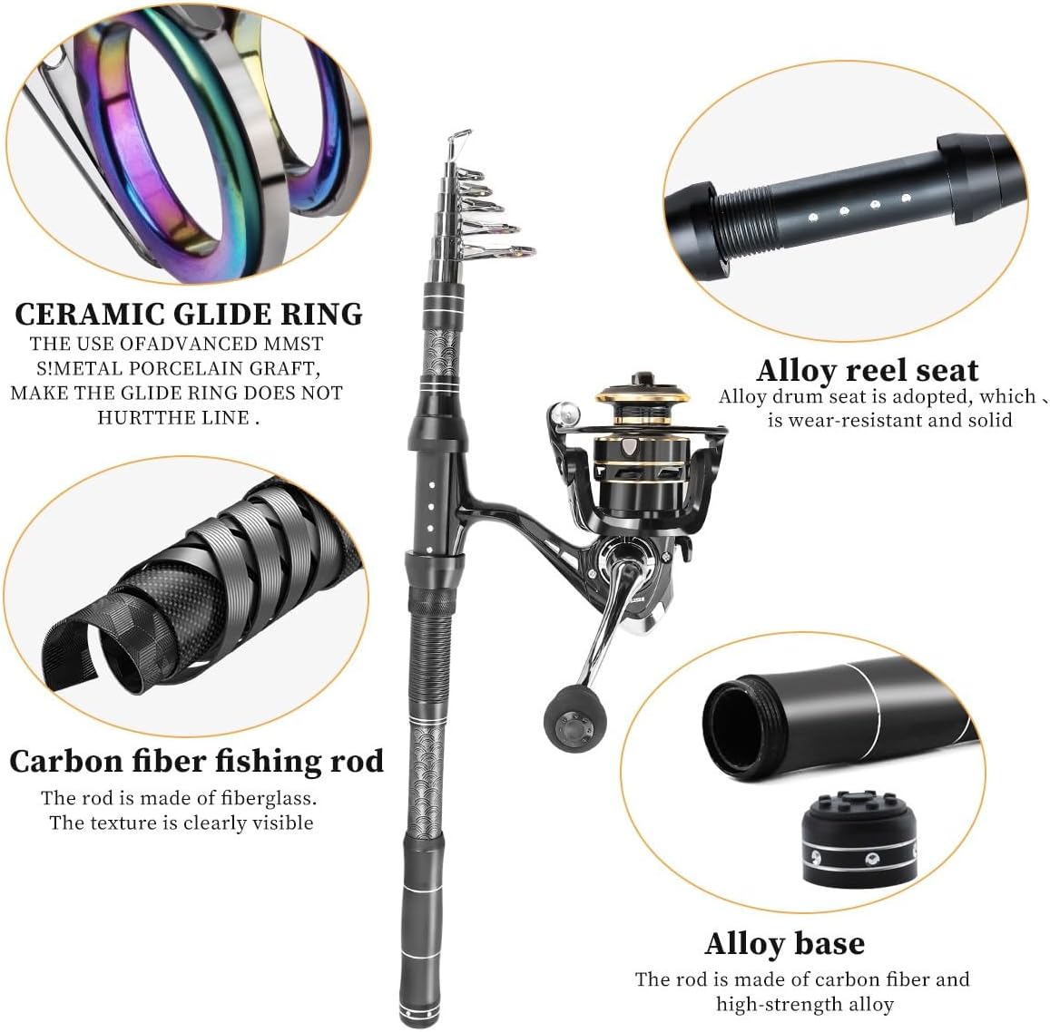 Luya Rod Fishing Gear Set Long Throw Casting